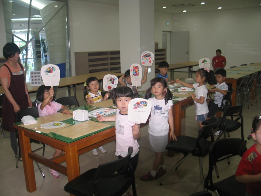 마차, 쌍용초등학교 병설유치원 어린이들.